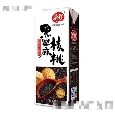 永利黑芝麻核桃乳苗條磚250ml