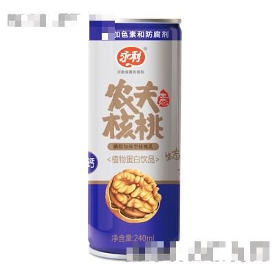 永利農(nóng)夫核桃磷脂加強(qiáng)型核桃乳易拉罐