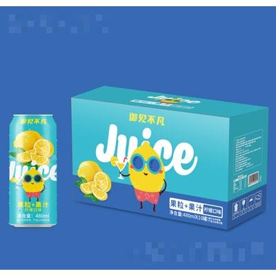 御見不凡果粒+果汁檸檬口味480mlX10罐