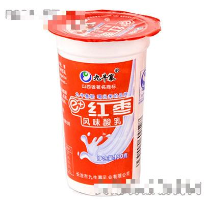 九牛寨e+紅棗風(fēng)味酸乳150g