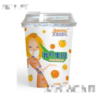 來思爾黃桃果粒酸奶