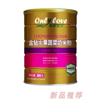 唯愛(ài)寶貝金鉆水果蔬菜奶米粉玉米果仁配方