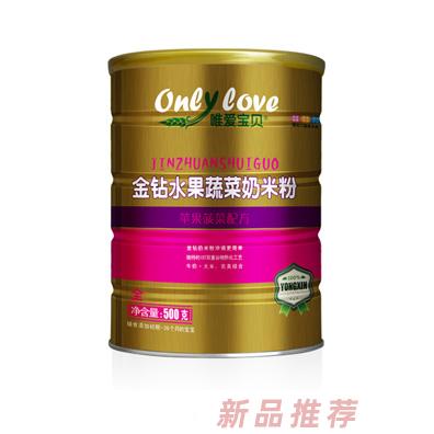 唯愛(ài)寶貝金鉆水果蔬菜奶米粉蘋(píng)果菠菜配方