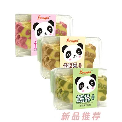 Bengki長(zhǎng)方盒熊貓曲奇