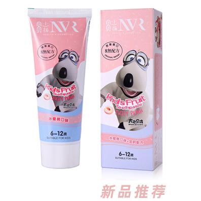 上揚(yáng)NVR6-12歲芽芽蟹牙膏（水蜜桃味）