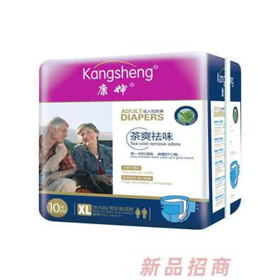 康嬸茶爽祛味成人紙尿褲XL10片