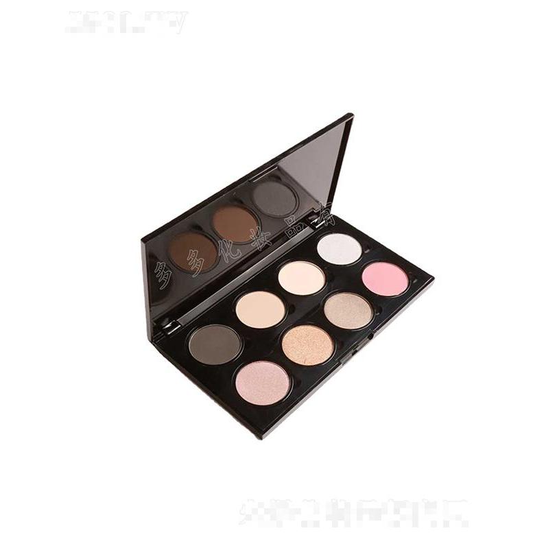 多多8色眼影盤  啞光珠光亮片閃粉   大地色  持久防水眼影