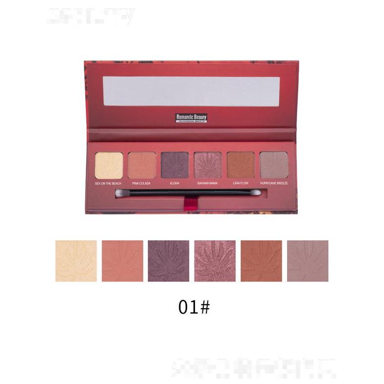 romantic beauty夏日風(fēng)情6色珠光眼影盤-01