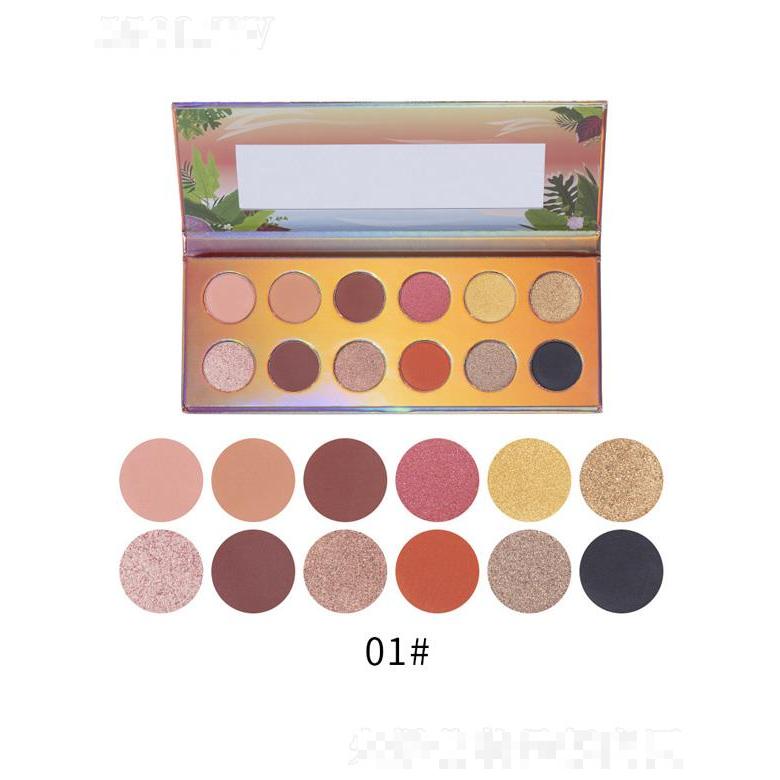 romantic beauty火鳥12色珠光眼影盤-01