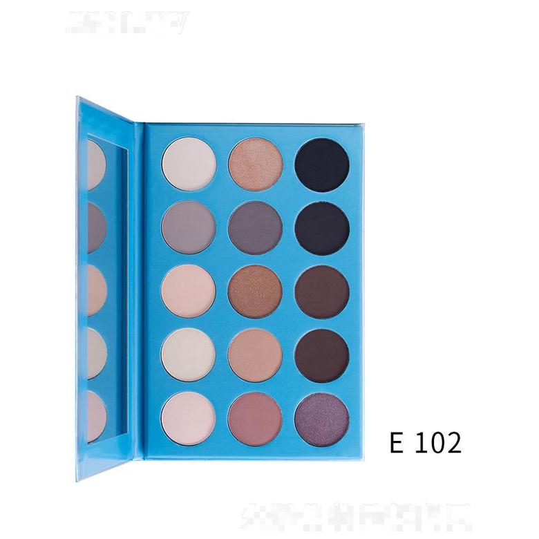 romantic beauty璀璨極光15色眼影盤-E102