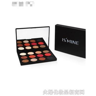 ISMINE伊姿蔓12色防水珠光啞光眼影盤