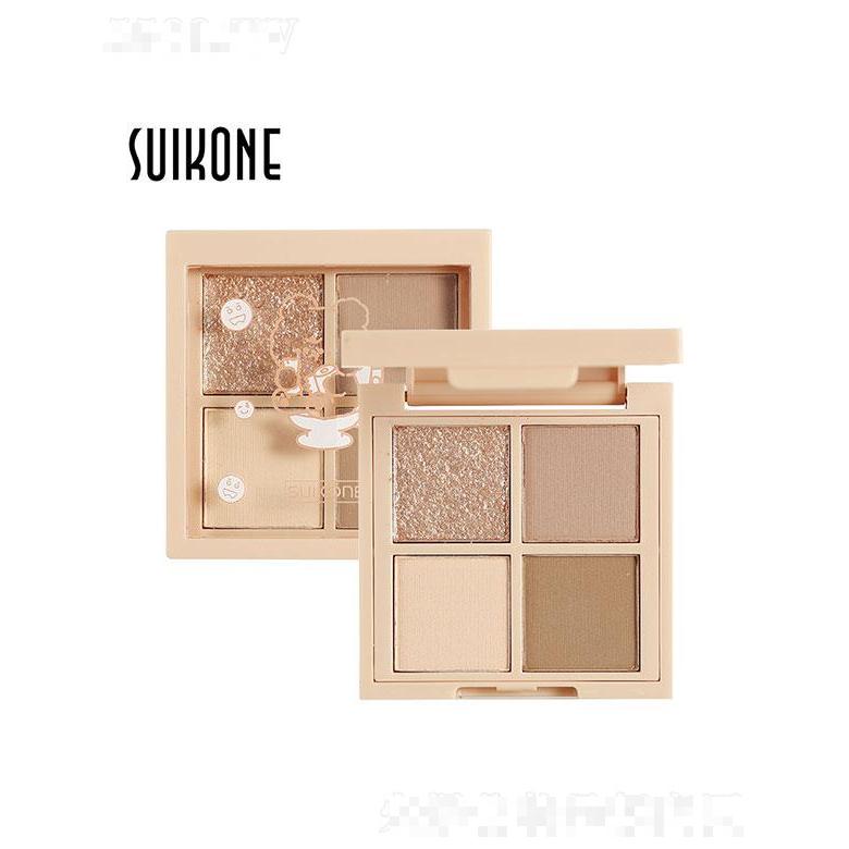 廣東娥佩蘭   SUIKONE煥彩柔光四色眼影   粉質(zhì)細膩