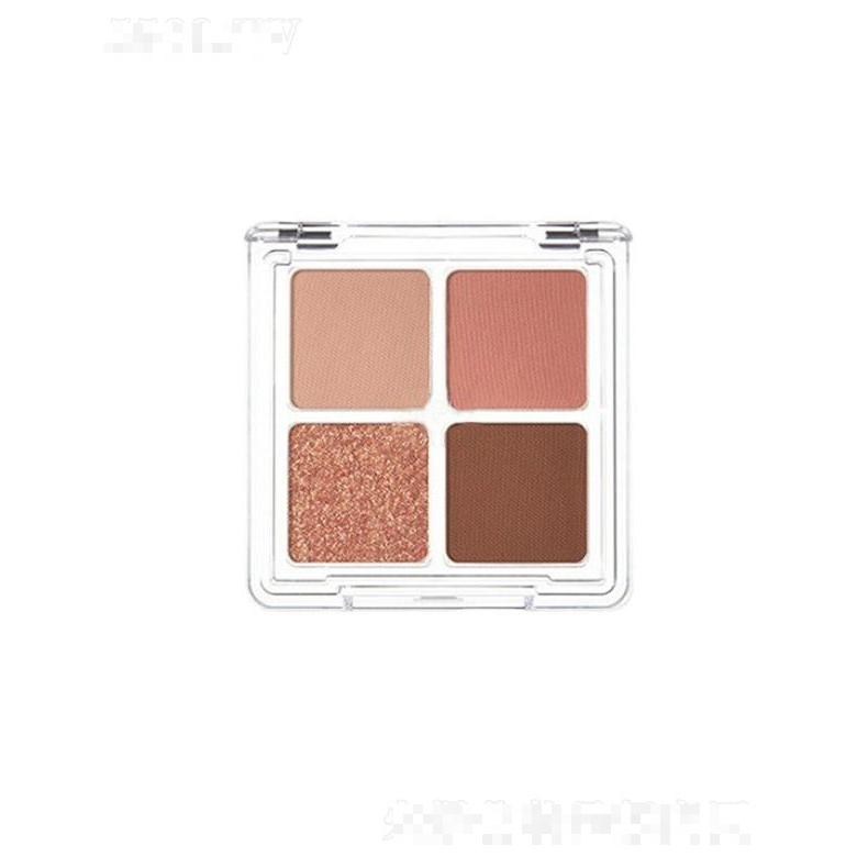 多多4色眼影   大地色  不飛粉   小巧4色眼影盤