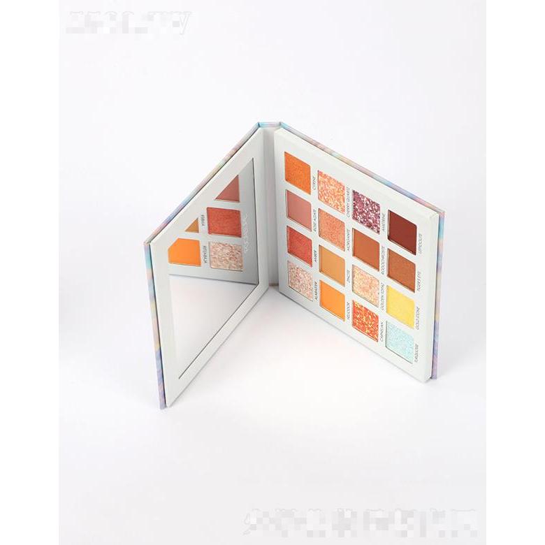 多多16色眼影盤  閃粉高光珠光啞光  大地色