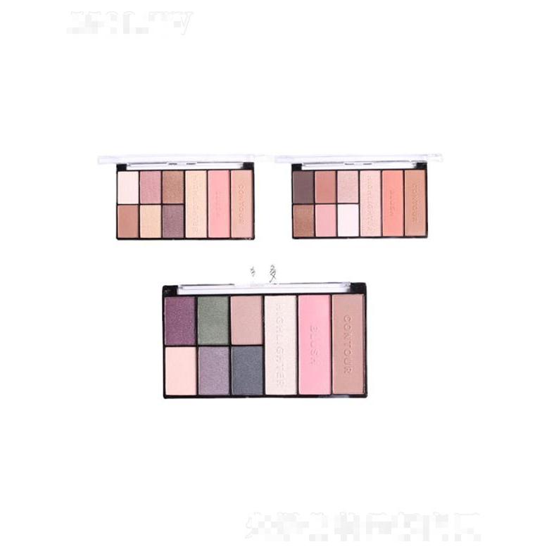 多多9色眼影盤   大地色   閃粉啞光珠光