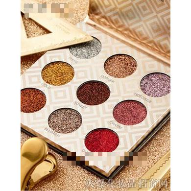 蜜洛艾森MELOISION幾何拓?fù)?色金蔥眼影盤