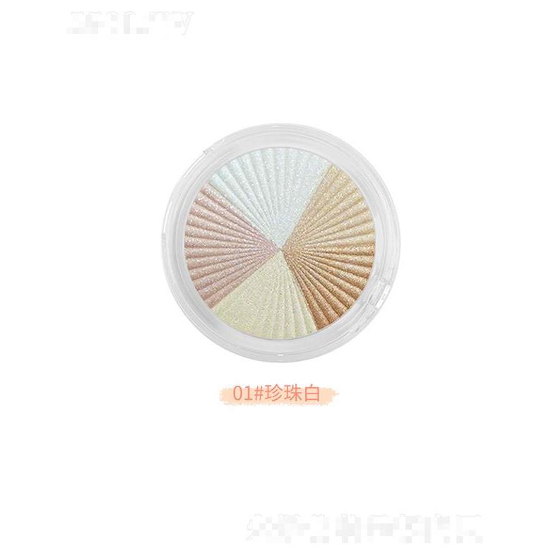 昕薇五花肉生姜高光眼影01#珍珠白 五色眼影