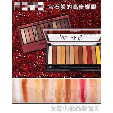 NOVO迷魅璀璨十二色眼影盤