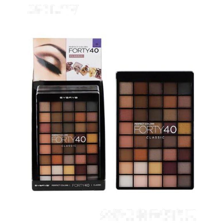 浙江三原色40色眼影