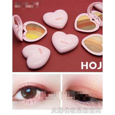 HOJO心形細膩四色眼影盤