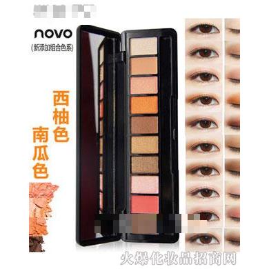 NOVO真彩十色眼影盤