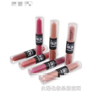 MK啞光珠光雙頭唇彩