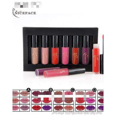 NICEFACE-6色唇彩套裝