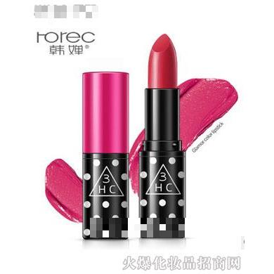 韓嬋嬌嫩魅惑唇彩亮光滋潤(rùn)口紅