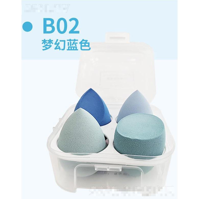 KAN化妝蛋粉撲-夢幻藍色