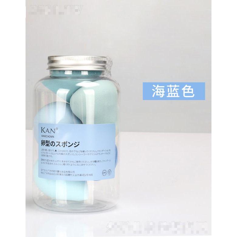 美妝蛋葫蘆粉撲-海藍色