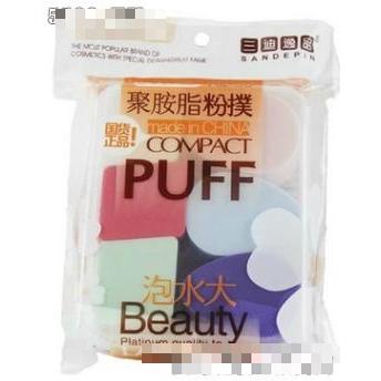 三迪F118#盒裝粉撲