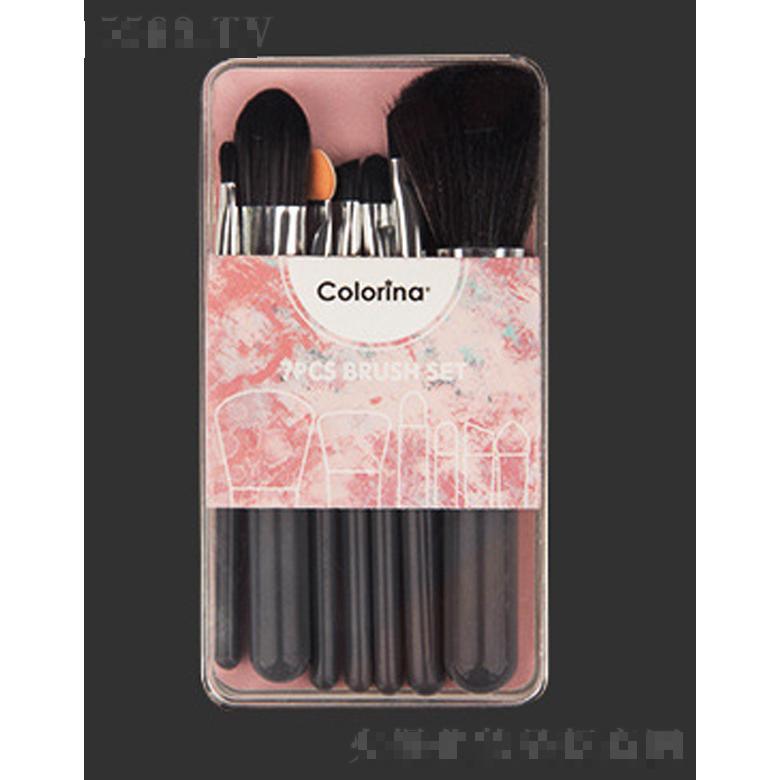 初學(xué)者化妝套刷7件套-黑色