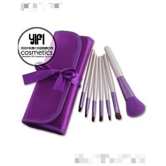 紫色化妝套刷7支刷