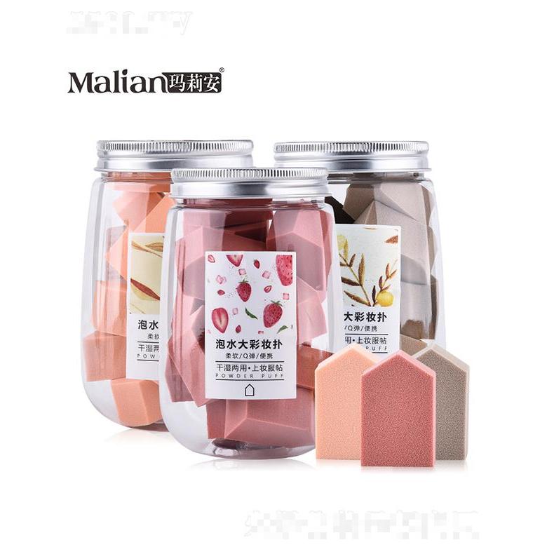 瑪莉安泡水大彩粉撲