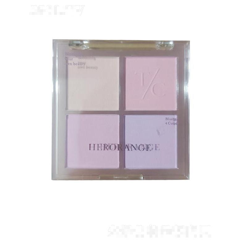 HERORANGE四色腮紅盤
