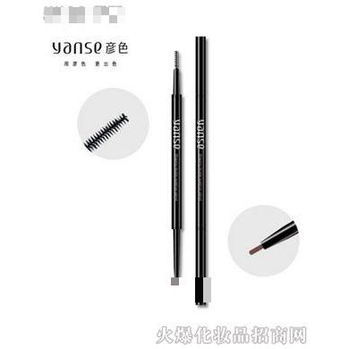 彥色晴彩世界超細(xì)雙頭自動旋轉(zhuǎn)眉筆