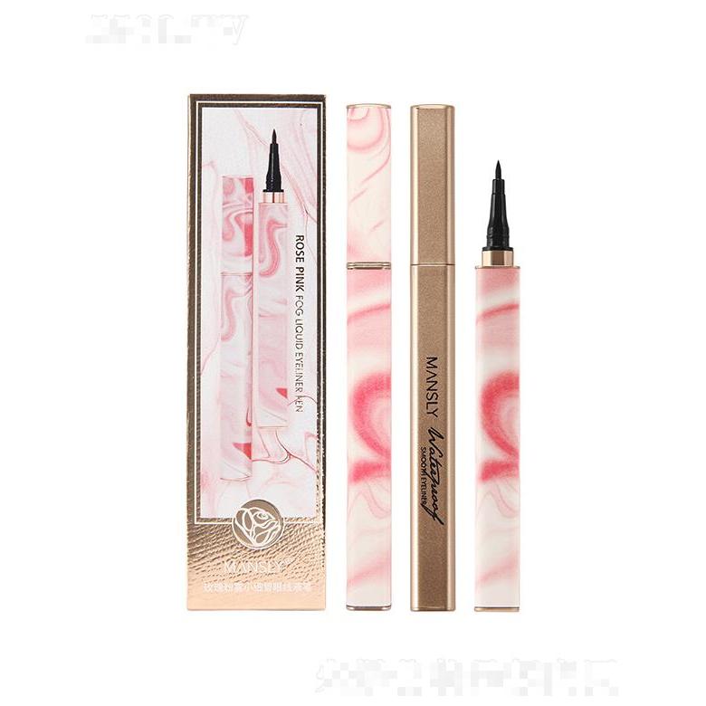 曼詩麗玫瑰粉霧小細(xì)管眼線液筆 適合新手纖細(xì)到可畫下睫毛