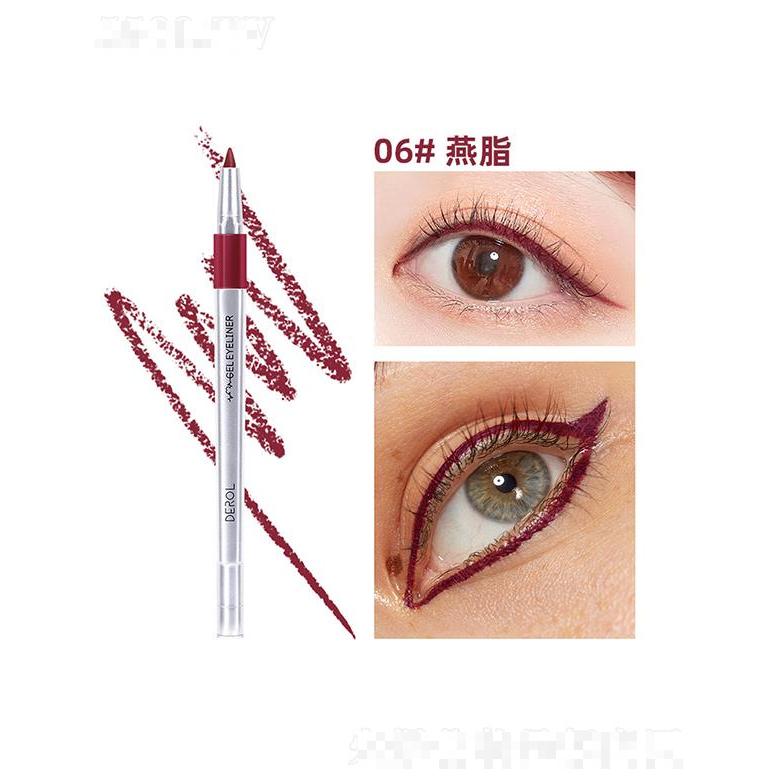 DEROL彩色眼線膠筆06#燕脂