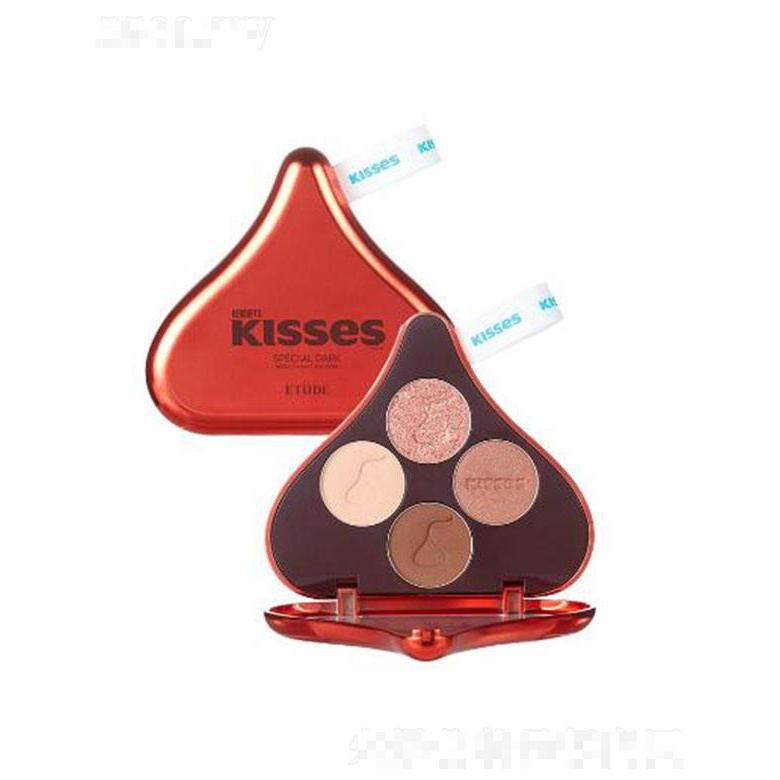 伊蒂之屋玩轉(zhuǎn)色彩四色眼影盤 #3黑巧克力(好時之吻限量版)