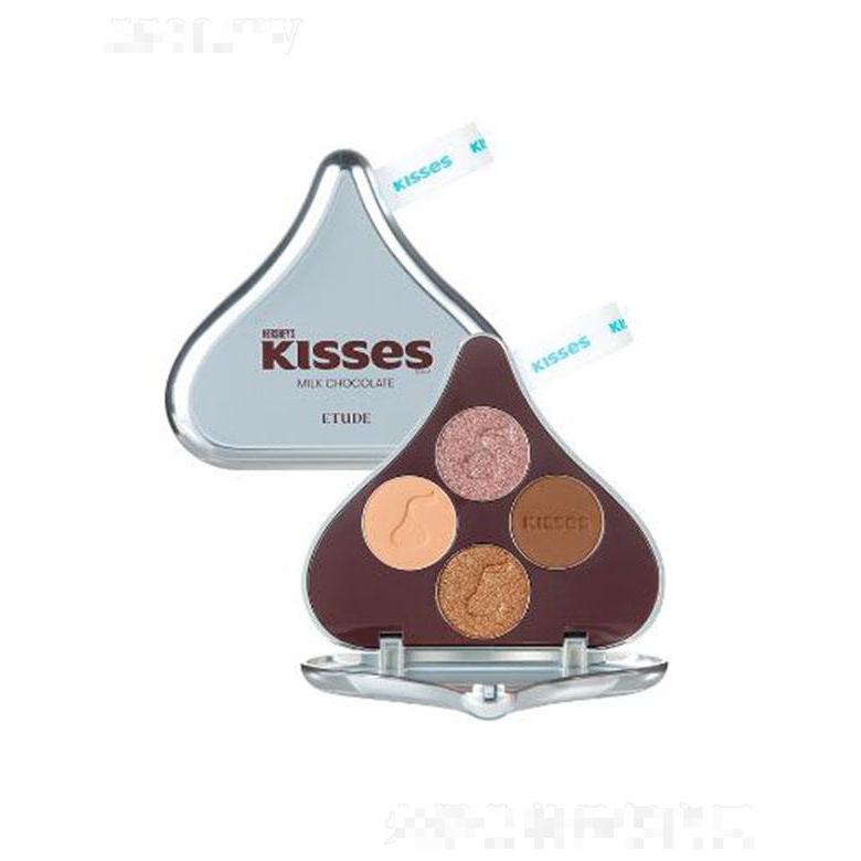 伊蒂之屋玩轉(zhuǎn)色彩四色眼影盤 #1牛奶巧克力(好時(shí)之吻限量版)
