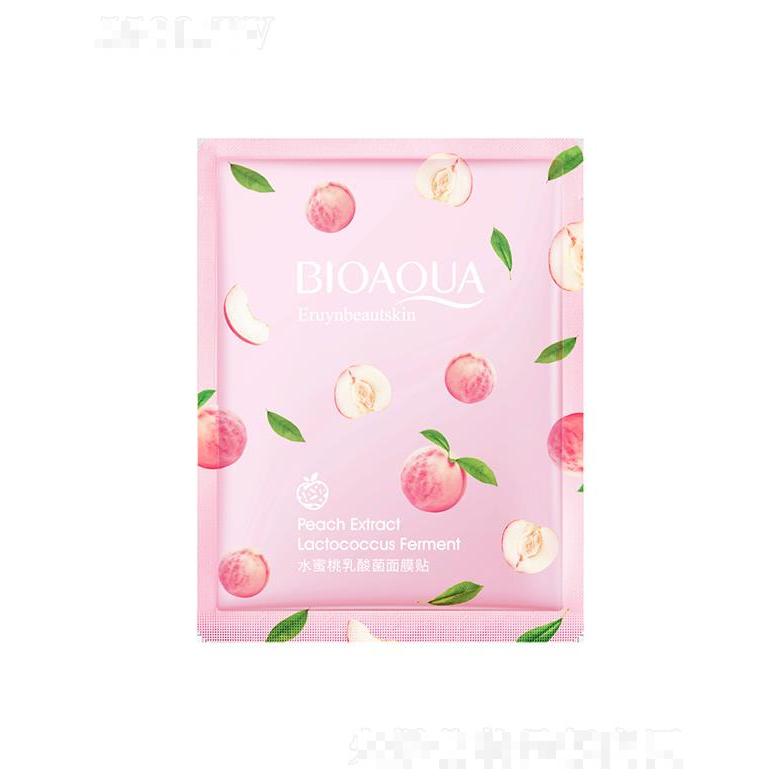 廣州市愛蓮  泊泉雅水蜜桃乳酸菌面膜貼   補水滋潤