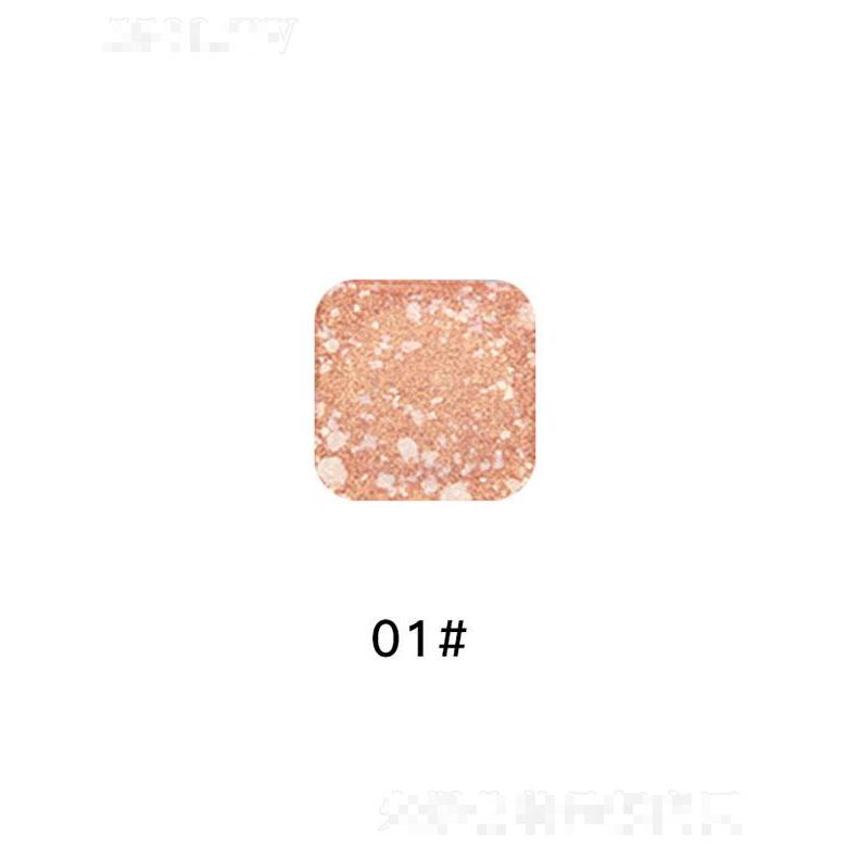 廣州仙蒂超火單色指尖鍵盤眼影01# 珠光啞光易上色不飛粉修飾多色通用眼影