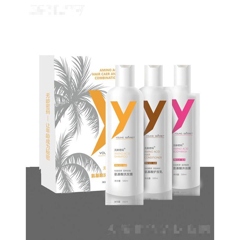 無齡密碼洗發(fā)水  氨基酸溫和清潔  柔順改善毛躁  滋潤營養(yǎng)無硅油清爽洗發(fā)露