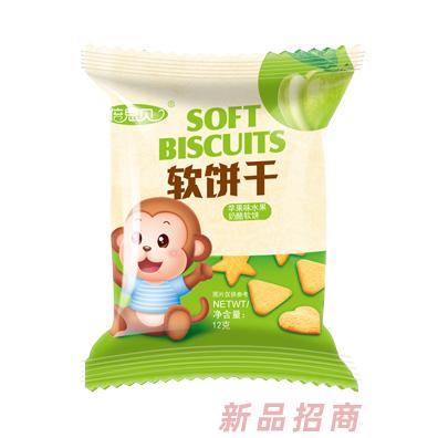 倍思貝蘋果橙子藍莓草莓葡萄多重口味水果奶酪軟餅干代理