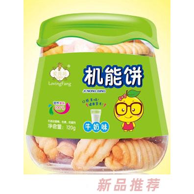 愛(ài)茵坊牛奶味香蕉味機(jī)能餅造型餅干小零食代理