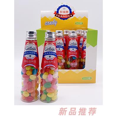 卡樂琪多味郎繽紛軟糖 巧克力豆五彩豆乳酸菌奶豆維C果汁軟糖