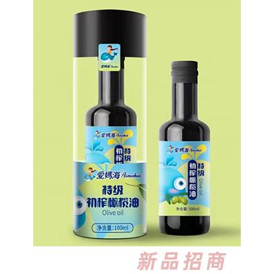 愛媽海特級(jí)初榨橄欖油100ml瓶裝 鮮果初榨工藝鎖鮮滴滴醇香