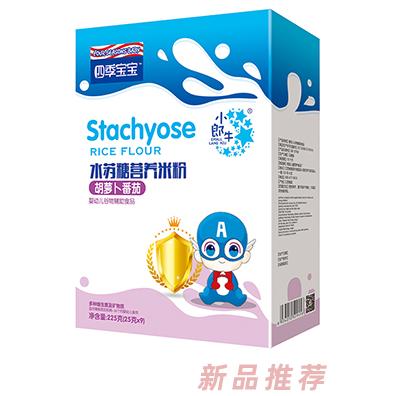 四季寶寶水蘇糖營養(yǎng)米粉盒裝-胡蘿卜番茄