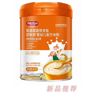 寶貝當(dāng)家氨基酸高鐵多肽小米嬰敏舒配方米粉420g