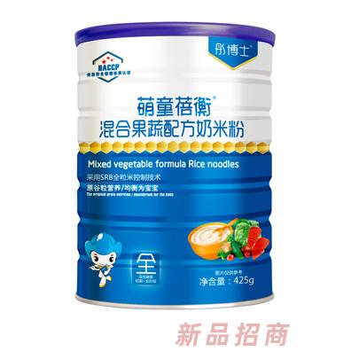 彤博士萌童蓓衡混合果蔬蓓慧DHA核桃燕麥蓓壯鈣鐵鋅配方奶米粉罐裝